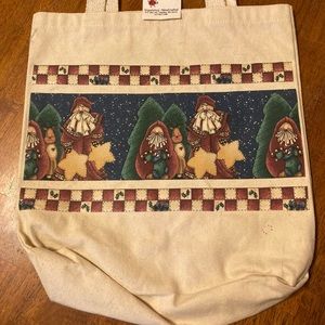 Christmas tote by lady bags.
